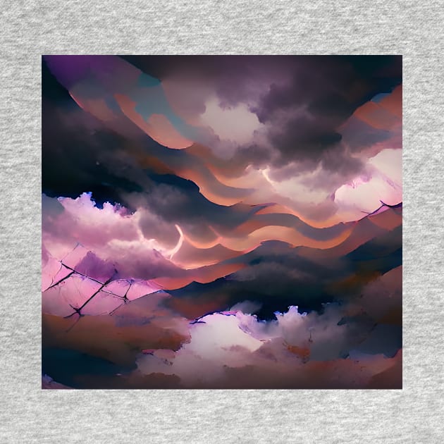 Aesthetic Stormy Clouds by Mihadom